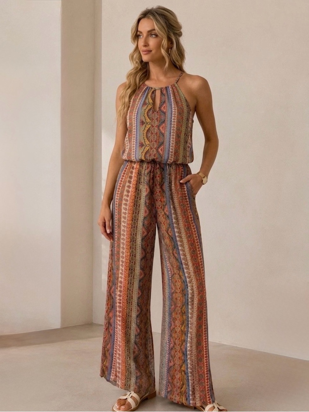 MIMI CHICA BOHO JUMPSUIT size S